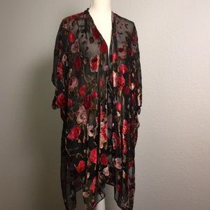 Michael Stars Floral Kimono